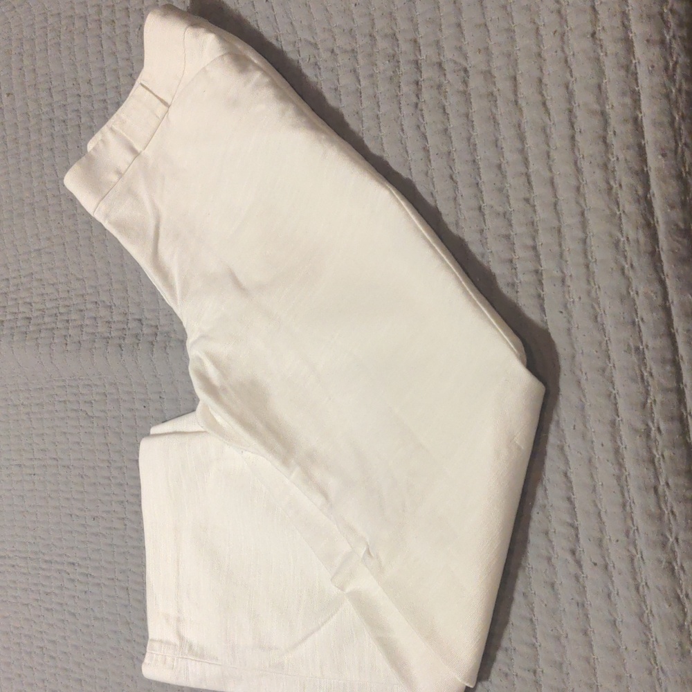 White women's dress pants